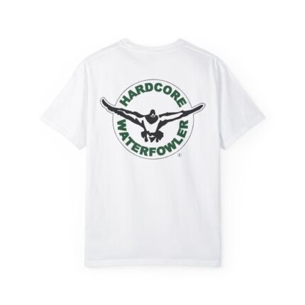 Hardcore Waterfowler (Green Logo) - Short Sleeve T-Shirt